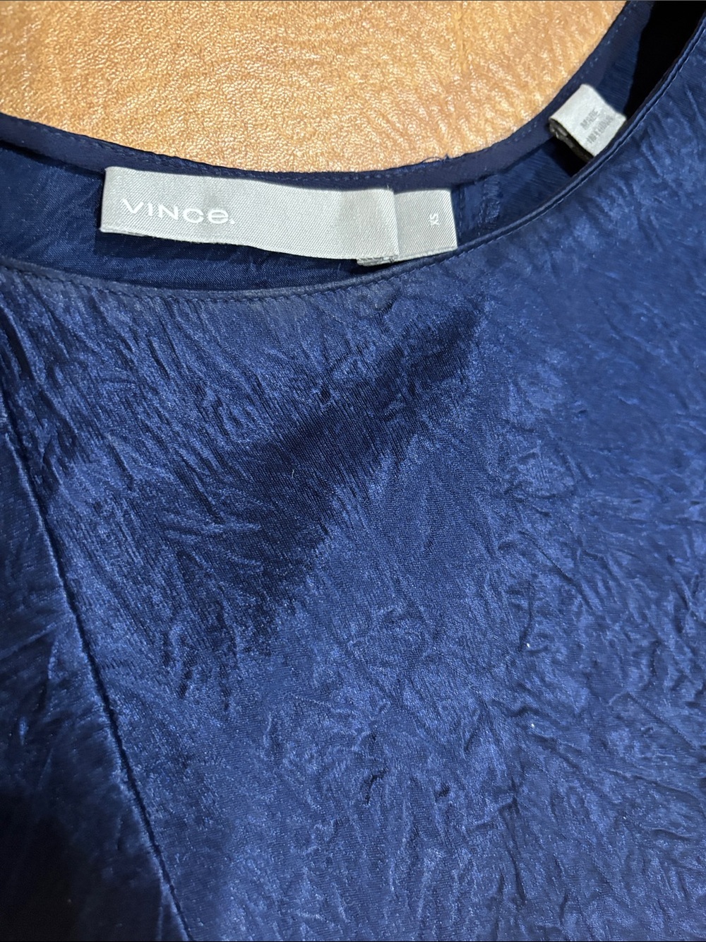 Vince Navy Blue Sleeveless Maxi Dress - Picture 5 of 5
